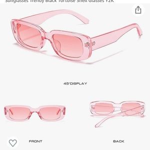 Are Wu pink translucent sunglasses. Never worn. Great condition.
